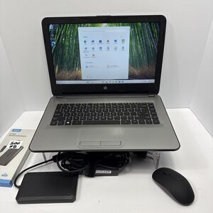 HP 14-an012nr 14" Fast Office Laptop AMD E2-7110 1.8 GHz 8GB 32GB eMMC Win 11
